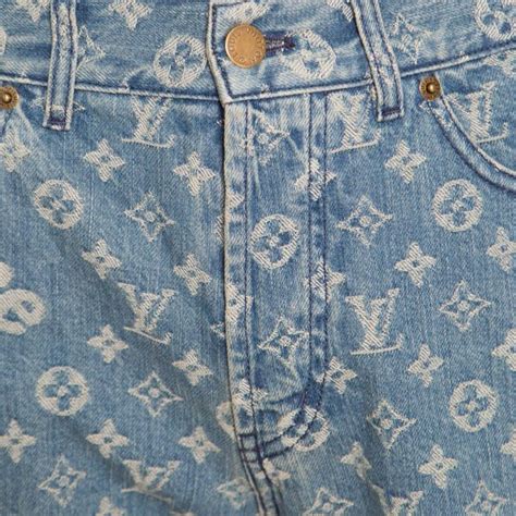 supreme x lv jeans pattern|louis vuitton supreme shoes.